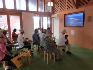 歴史民俗資料館での様子