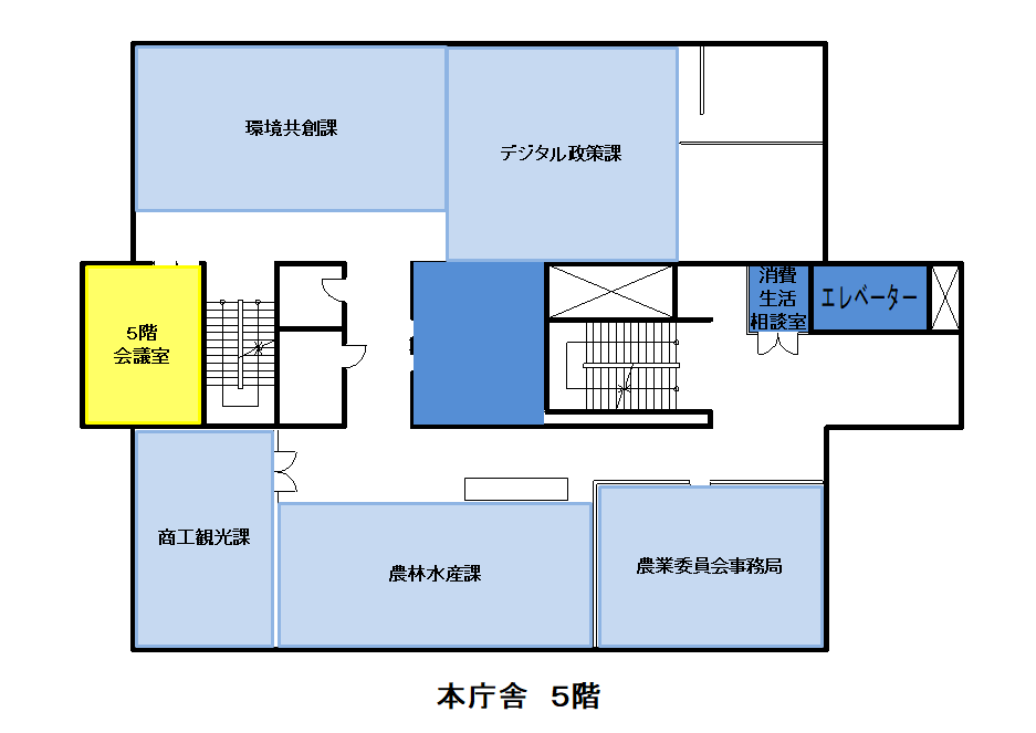5階平面図の画像