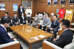 あいホーム様、仙台銀行様と懇談