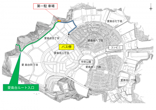 第一駐車場位置図