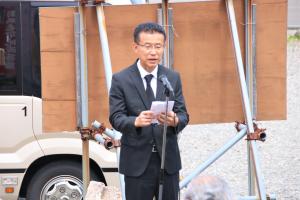 山田市長追悼の言葉