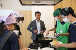 山田市長激励