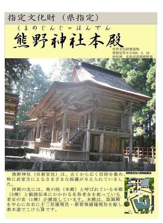 熊野神社本殿の画像